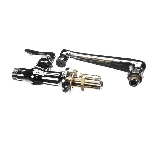 T&S Brass B-0208 Faucet W/6" Swivel Spout Single Pantry Hole Base