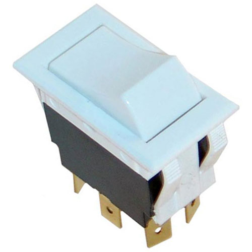 Hobart 411496-000B2 Rocker Switch 7/8 X 1-1/2 DPDT