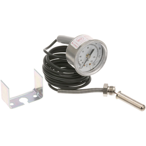 Jackson 06685-111-68-49 2" Thermometer with U-Clamp, 5/8"-18 Jam Nut