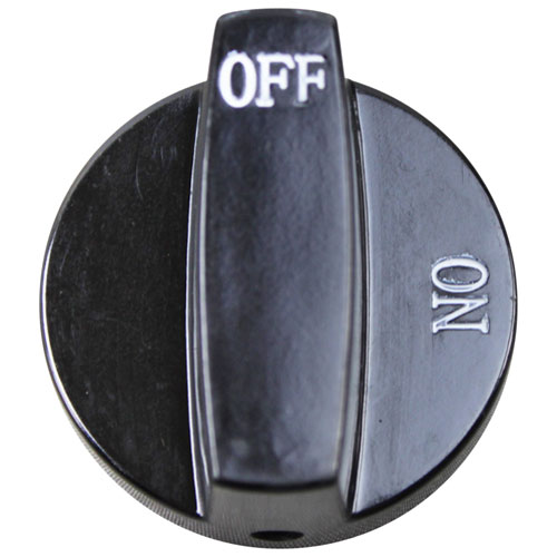 Southbend SOU1073403 Broiler Black Knob, 2" Dia, Off-On