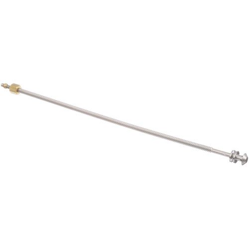 Vulcan Hart 788541-A Corrugated Stainless Steel Flexible Pilot Tube Assembly 3/16" X 12" With Nut