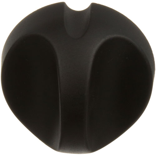 Vulcan Hart VH426745-1 Black Knob 1/4" D Stem 2-3/4" OD