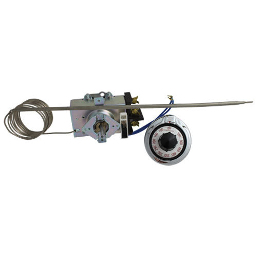 Garland 1010300 Oven Thermostat Assembly W/ 3/16" X 13" Blub, Pilot Ligh, Dial & Bezel D1/D18