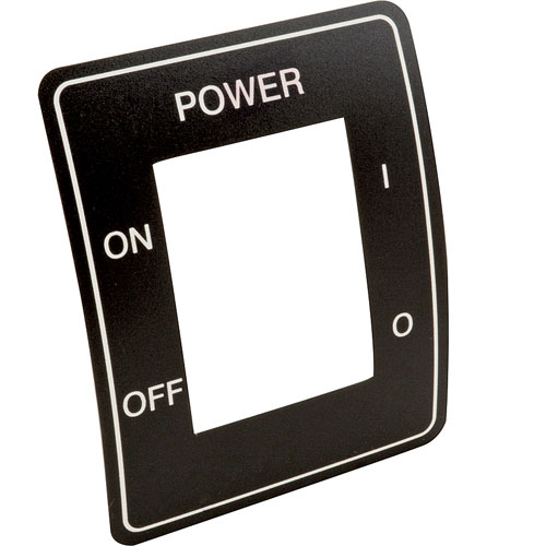 Henny Penny 60608 Open Fryer Main Power Switch Decal OFE-OF