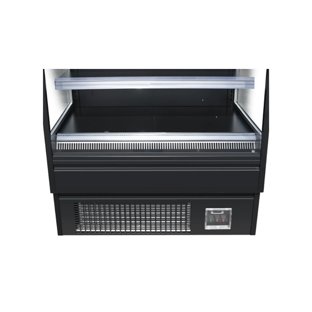 VITLIFE Commercial VKMD-P2080E 77" Black Vertical Open Air Merchandiser 65.3 Cu. Ft.