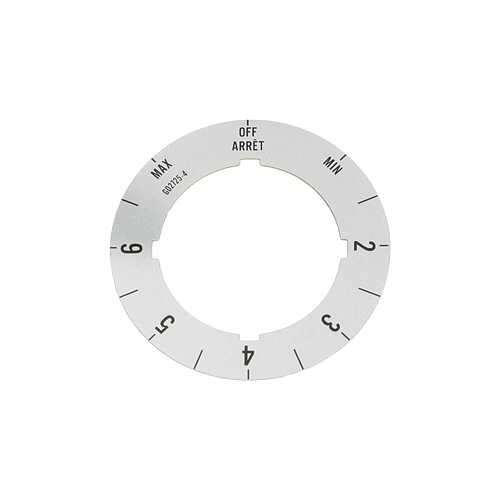 Garland 1314104 Dial Insert Max-Off-Min-2-6