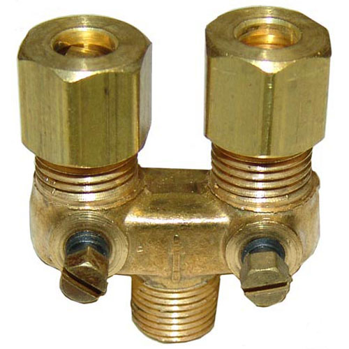 Hobart 109557-3 Dual Pilot Adjustment Valve, 1/8 MPT X 1/4 CC
