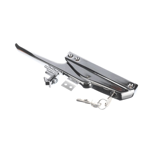FWE LTHDRLK Edgemount Door Latch W/Keys Chrome