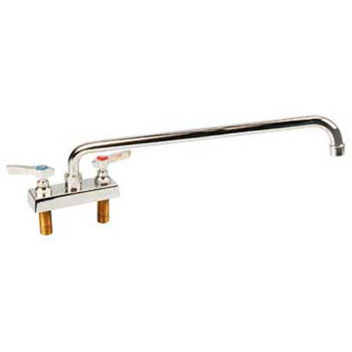 Component Hardware Group KL11-4014 Faucet W/14" Swivel Spout Lead-Free 4" OC Deck Mount