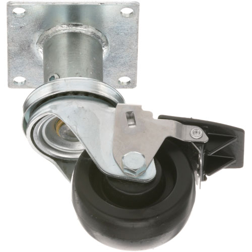 Component Hardware Group C47-0316-C Plate Caster With Brake