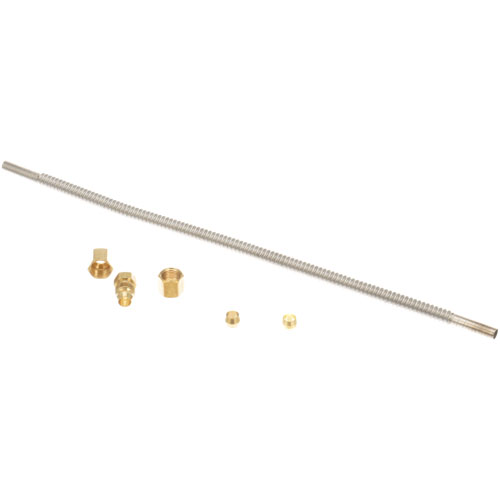 Vulcan Hart 722228 1/4" S/S Flex Tube Kit Includes 2 Compression Nuts