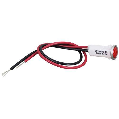 Merco 080003SP Red Signal Light 1/2'' 250V