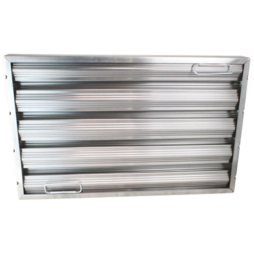 Component Hardware Group F50-2025-HD Framed Baffle Grease Filter 20" X 25" X 2" S/S