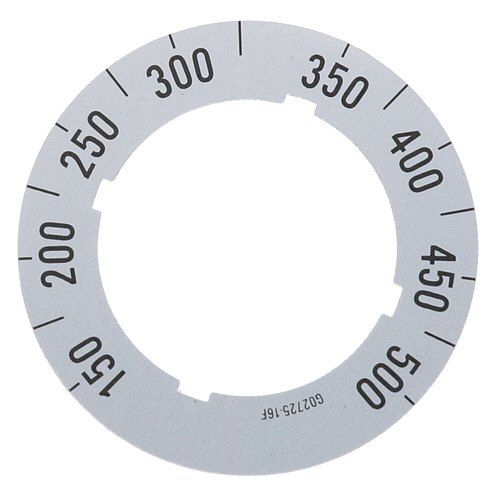 Garland GLG02725-16 Dial Insert Knob Overlay 150-500&deg;F