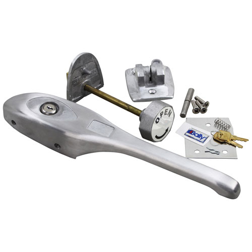 Bally 000232 Refrigerator Latch Assembly W/ Lock Key & 13-1/2" Handle
