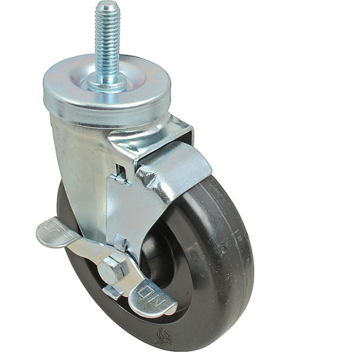 Component Hardware Group C25-1951 Stem Caster W/ Break, 5" OD