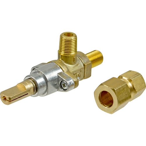 Southbend 4440409 Range NAT/LP Burner Valve W/1/8" MPT X 1/8" MPT 240" Stem 90&deg;