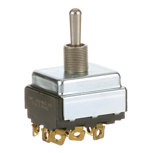 Cecilware 20185 Toggle Switch 1/2 3Pdt, Ctr-Off