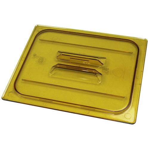 Cambro CAM20HPCH150 Hot Pan Lid Half Size-150 Amber