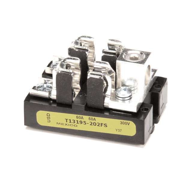 Hatco 02.41.001.00 Water Heater 2-Pole Fuse Block With 2/0 Lug 60A 300V