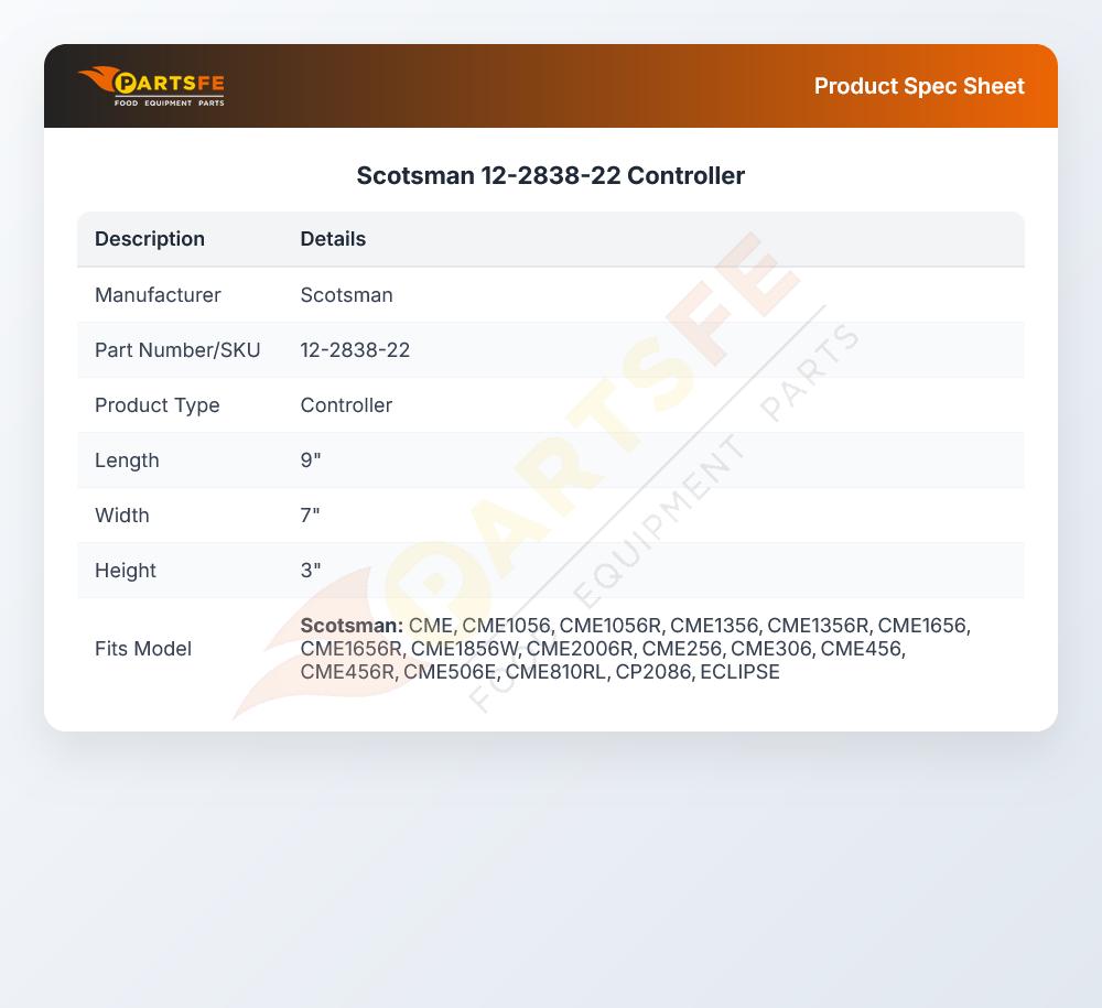 Scotsman 12-2838-22 Ice Machine Controller