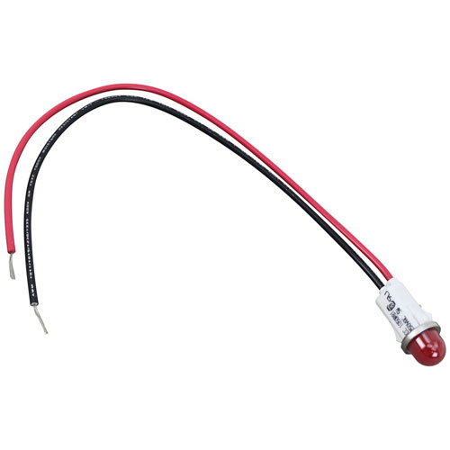 Champion 101138 1/2" Red Dome Signal Light W/ 10" Leads