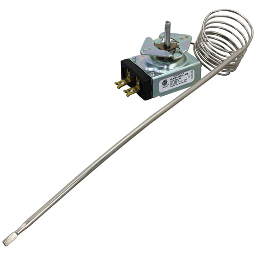 Star Mfg 2T-30402-27 Oven Thermostat, W/ VERT BKT, Flat Down, BULB 3/16" X 11-5/8", 148" CAP KXP 100&deg;F-450&deg;F TEMP
