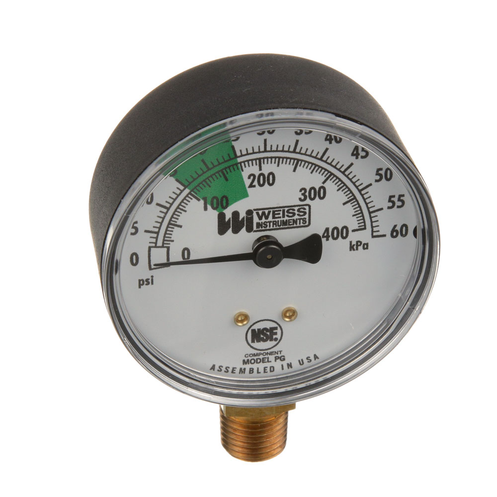 Hobart 349665-1 Water Pressure Gauge 0-60 PSI