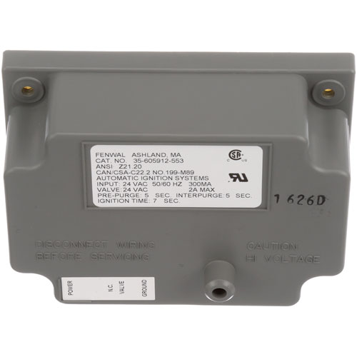 Hobart 356589-1 Spark Ignition Control Module 1/4"