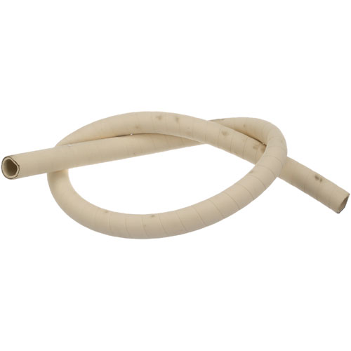 Cleveland 8510 1" ID X 1 7/16" OD White Braide Silicon Hose