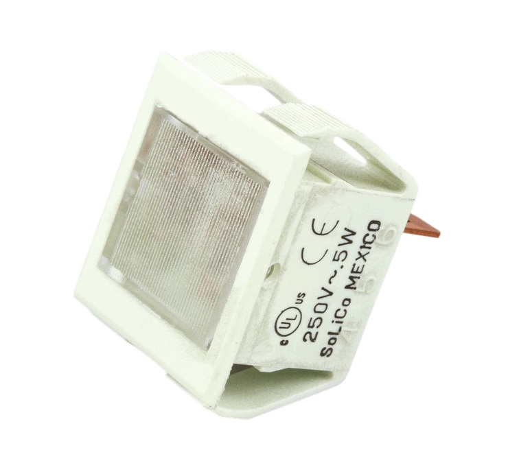 Blodgett R0226 Oven/Steamer Indicator Light Clear Rectangular 250V