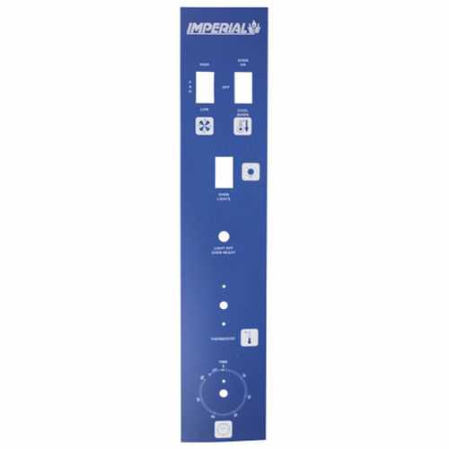 Imperial 1086 Control Panel Overlay