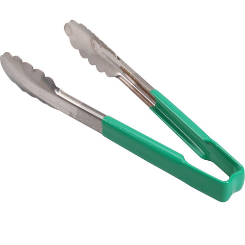 Tong Green/Ss 9.5 In Scallop Grip For Vollrath/Idea-Medalie - Part# Vol4780970