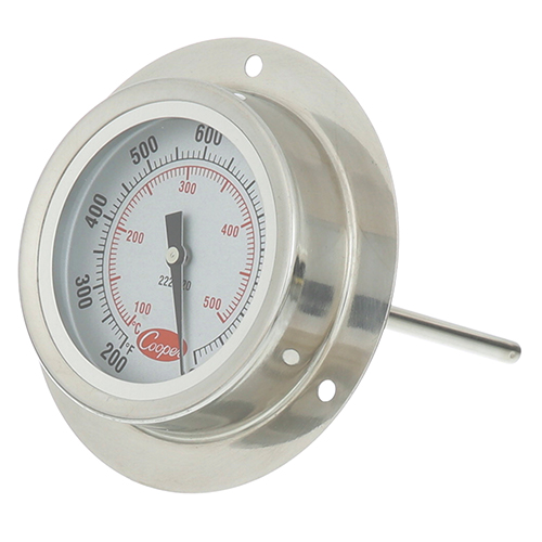Atkins 2225-05-5 Surface Mount 2" Thermometer, Range 200-1000&deg;F