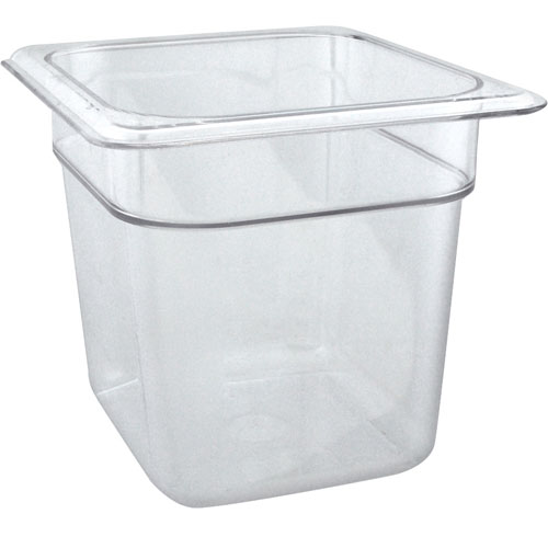 Cambro 66CW135 Pan polyethylene  Sixth X 6 -135 Clear QD