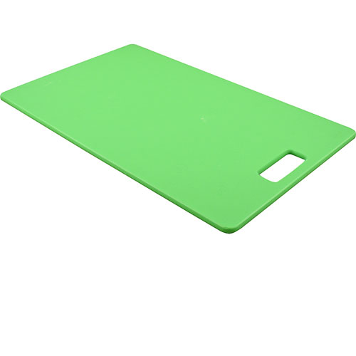 Cutler   B-GREEN2 Green Cutting Board W/Handle, 16" x 25.5" x 1/2"