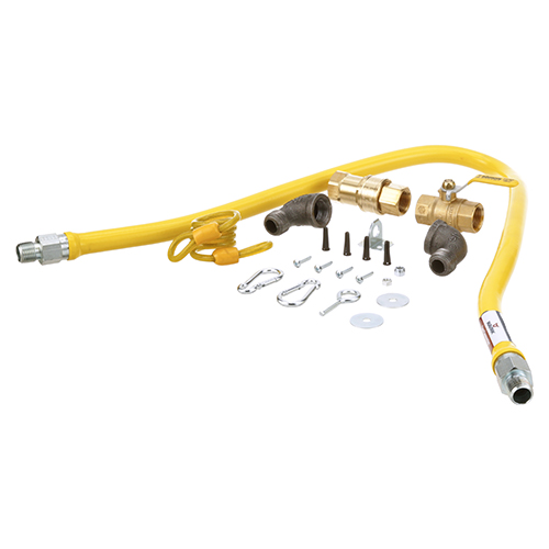 Dormont 68005954 Gas Hose Kit W/Ball Valve & Restraining Cable 1/2" X 48"