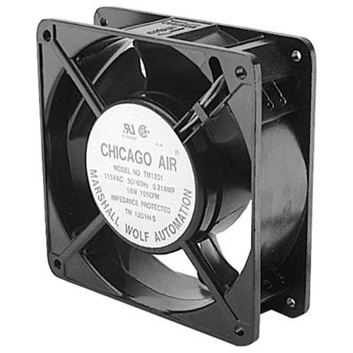 Star Mfg 2U-97525 4-11/16" X 1-1/2" Axial Cooling Fan W/ 4-1/8" CTRS