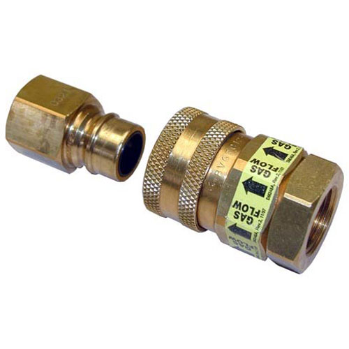 Dormont A125 Quick Disconnect Assembly W/Thermal Shutoff 1-1/4" FPT SnapFast