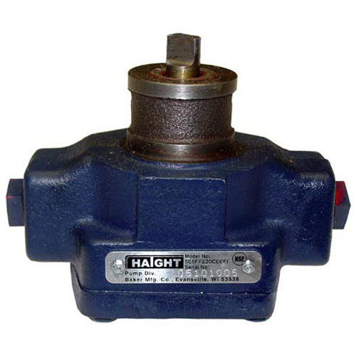 BKI (Barbeque King) P0070 Fryer Fryer Filter Pump W/Plastic Plugs FPT 1/2"  5 GPM 4-3/4" Wide