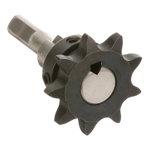 Middleby Marshall 42400-0309 Oven 9-Tooth Sprocket W/ Shaft & Flat 2-11/16" X 3/8"