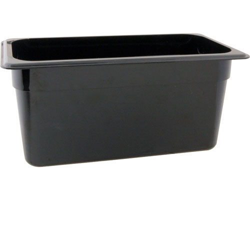 Food Pan 1/3 X 6in Black  For Cambro - Part# Cam36cw110