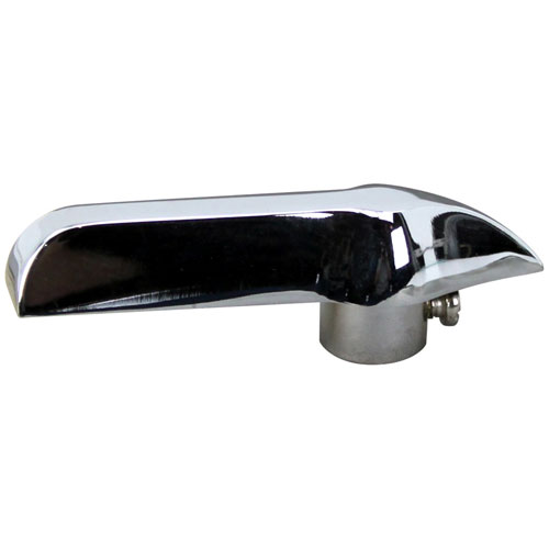 Bakers Pride S1001T Metal Handle W/Screw Set 2-7/8" Chrome Mount 0.240"