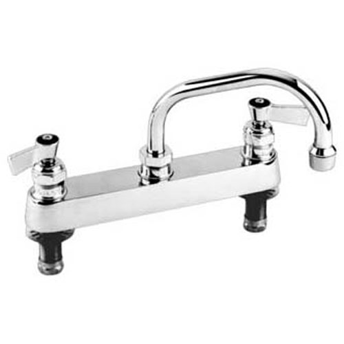 Fisher 3311 8"Deck-Mount Faucet, SS,8" SP