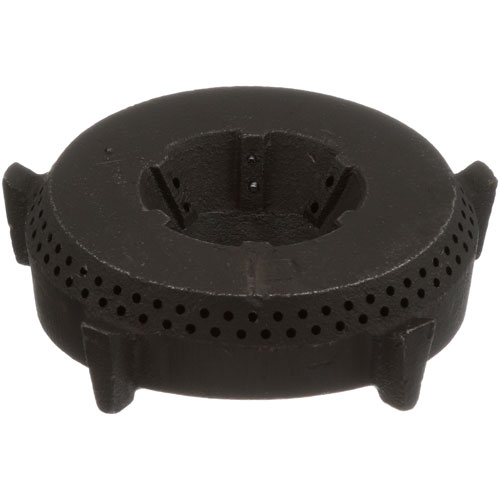Hobart 714277-00004 Cast Iron Burner Head 4-1/4" DIA, 4 Protrusions Around Head, 2" CTRS MT