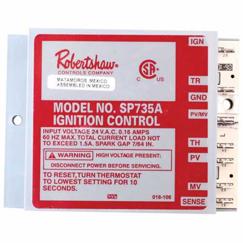 Frymaster 8073563 Fryer Ignition Module 24V 60Hz