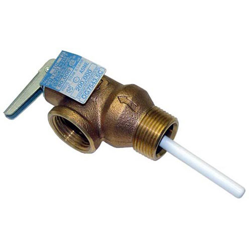 Hatco 03.02.020 3/4" Pressure Relief Valve, LeadFree, 210&deg;F, 150 PSI