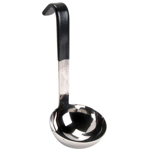 Ladle, 4 Oz,S/S,Black,6"hdl For Vollrath Oem Parts - Part# 4970420