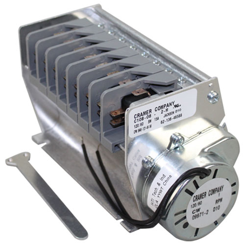 Jackson 5945-121-49-56 Dishmachine Timer 2-Minute 8-Cam 120V 60Hz