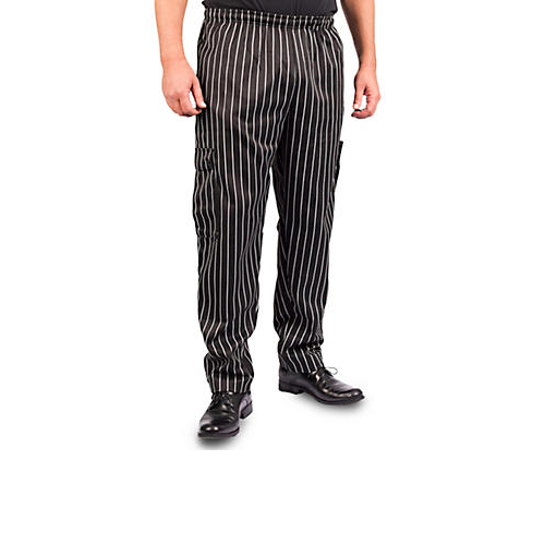 Allpoints 1059XL KNG XL Baggy Chef Pants striped